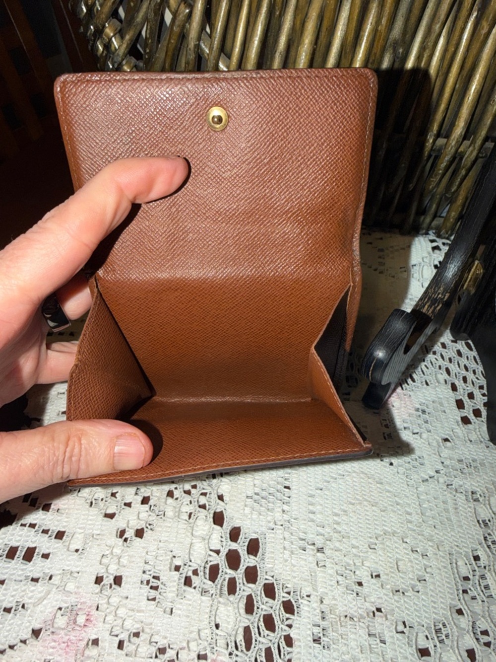 Louis Vuitton Monogram Canvas Wallet in Brown and Gold - Picture 7 of 8